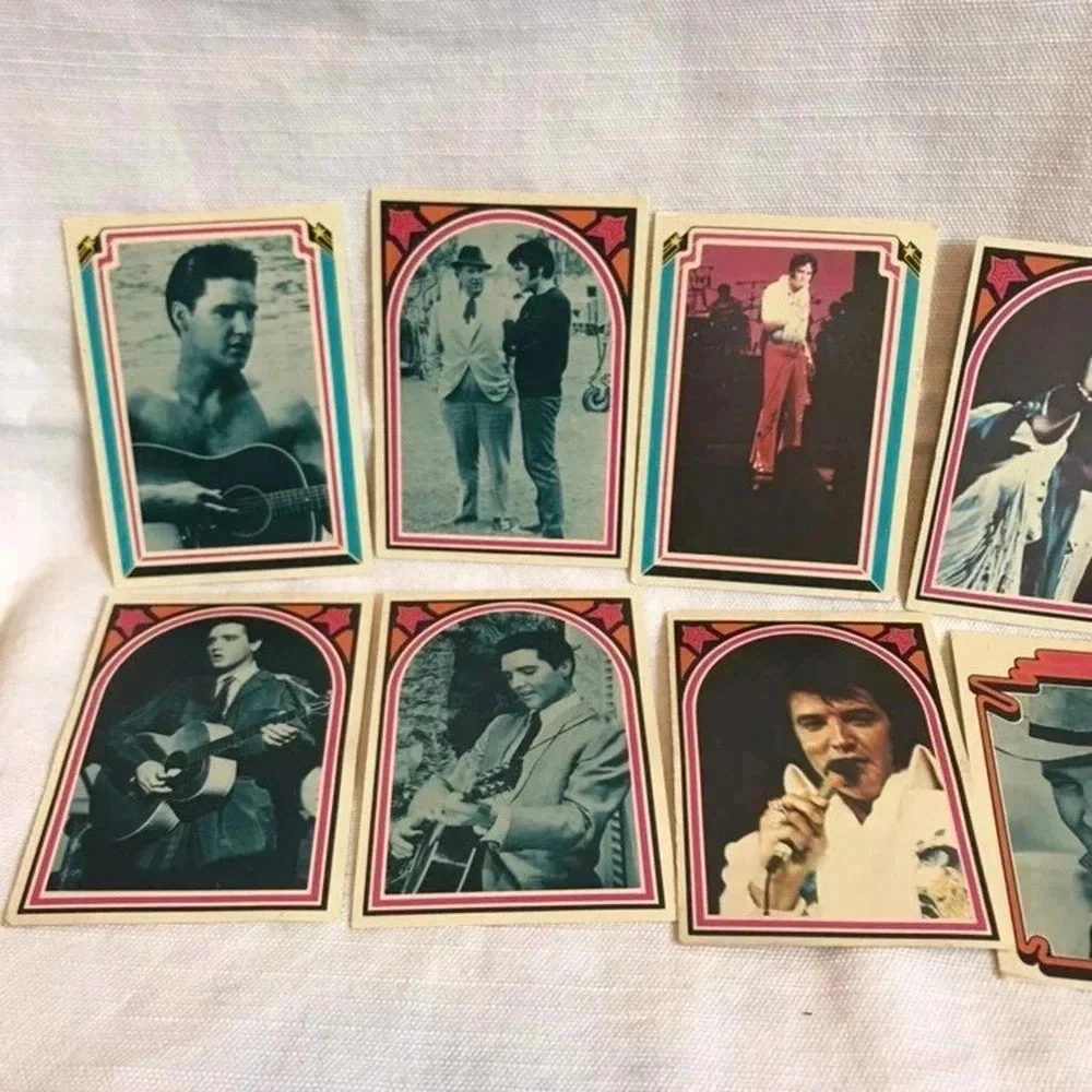 Vintage Elvis Presley Cards Collection 1978 10 cards Lot